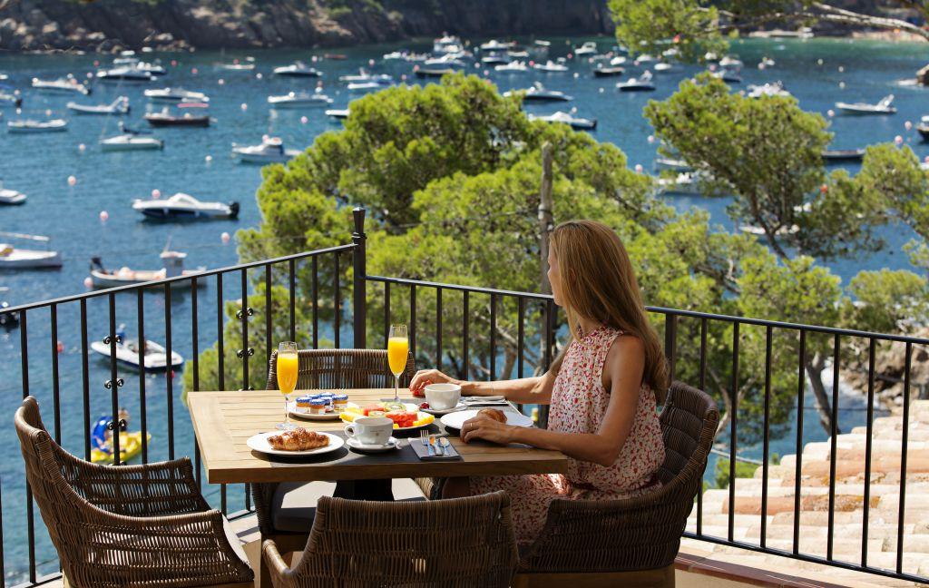 Hotel Aigua Blava Begur Bagian luar foto